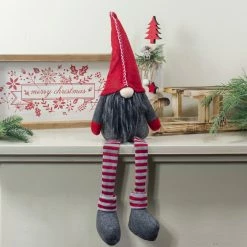 Northlight 22" Red And Gray Sitting Christmas Gnome Decoration -Northlight Shop northlight de89486 5 31483.1605666852