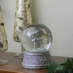 Northlight 5.5" Silver Glittered Reindeer Christmas Snow Globe -Northlight Shop northlight dw15112 3 54779.1588415627