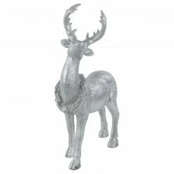 Northlight 10.75" Silver Reindeer Glittered Christmas Tabletop Decoration -Northlight Shop northlight dw15113b 2 24609.1662805509