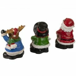 Northlight Set Of 3 Santa, Snowman And Reindeer Christmas Stocking Holders 5.25" -Northlight Shop northlight dw15131 3 updated 03637.1653497786