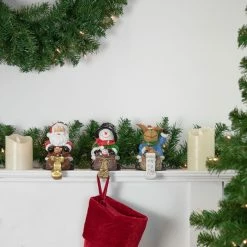 Northlight Set Of 3 Santa, Snowman And Reindeer Christmas Stocking Holders 5.25" -Northlight Shop northlight dw15131 style 90082.1664990320