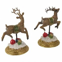 Northlight Set Of 2 Glittered Reindeer Christmas Stocking Holders 9.5" -Northlight Shop northlight dw15132 3 updated 45802.1665610737