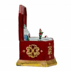 Northlight 6.5" Red And Gold Holiday Winter Village Music Box -Northlight Shop northlight dw27705 2 61895.1588415284