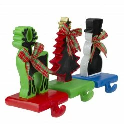 Northlight Set Of 3 Reindeer, Tree, And Snowman With Chalkboard Christmas Stocking Holders 7" -Northlight Shop northlight dw27717 1 27206.1588344288