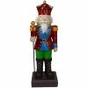 Northlight 22" Red And Blue Nutcracker Soldier Christmas Decoration