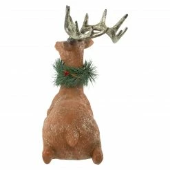 Northlight 10" Glittered Brown Kneeling Deer Christmas Decoration -Northlight Shop northlight dw92245 7 46886.1663860834