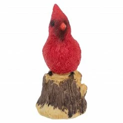 Northlight 4.5" Red Cardinal Bird On A Tree Stump Christmas Figurine -Northlight Shop northlight dw92249 2 35839.1665433304