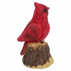 Northlight 4.5" Red Cardinal Bird On A Tree Stump Christmas Figurine -Northlight Shop northlight dw92249 3 87152.1665433304
