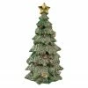 Northlight 6.75" Glittered Christmas Tree With A Star Tabletop Decoration