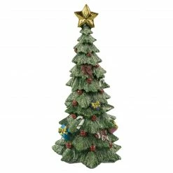 Northlight 10" Glittered Christmas Tree With A Star Tabletop Decoration