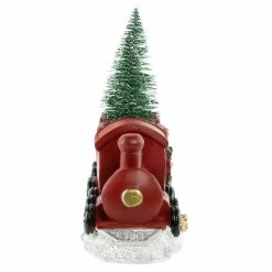 Northlight 12" Red And Gold Christmas Train With LED Lighted Frosted Trees Tabletop Decoration -Northlight Shop northlight dw92254 1 67542.1663777053