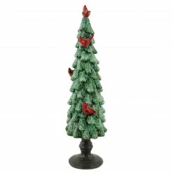 Northlight 11" Green Glittered Tree With Red Cardinals Christmas Decoration 8 Northlight 11" Green Glittered Tree With Red Cardinals Christmas Decoration -Northlight Shop northlight dw92257 3 58359.1663253973