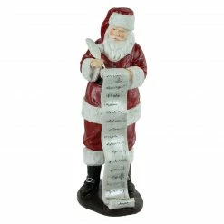 Northlight 14.5" Santa With Naughty Or Nice List Christmas Decoration
