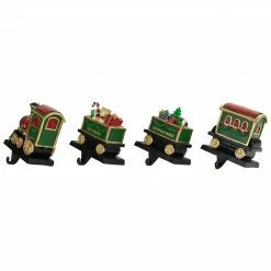 Northlight Set Of 4 Merry Christmas Train Stocking Holders 4.75" -Northlight Shop northlight dw94221 3 73516.1660758128