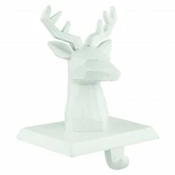 Northlight Set Of 2 White Reindeer Head Christmas Stocking Holders 6" -Northlight Shop northlight dw94232 2 15480.1660758138