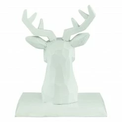 Northlight Set Of 2 White Reindeer Head Christmas Stocking Holders 6" -Northlight Shop northlight dw94232 4 83311.1660758138