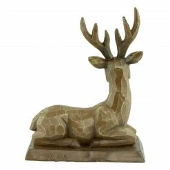 Northlight Set Of 2 Brown Reindeer Christmas Stocking Holders 7.25" -Northlight Shop northlight dw94233 4 42471.1665610759