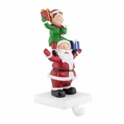 Northlight 8.75" Santa And Elf Christmas Stocking Holder -Northlight Shop northlight dw94235 220copy 59651.1665087769
