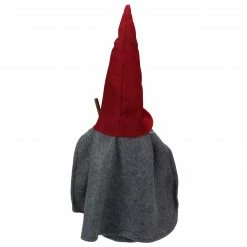 Northlight 18" Gray And Red Standing Big Nose Gnome Holding A Stick -Northlight Shop northlight e27393 2 04211.1588415199