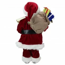 Northlight 16" African American Santa Claus With Naughty Or Nice List Christmas Figure -Northlight Shop northlight e27405 2 80588.1664990322