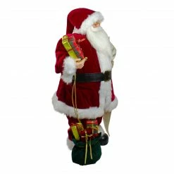 Northlight 32" Traditional Santa Claus With Gift Bag And List Christmas Figure -Northlight Shop northlight e76424 3 54240.1665590922