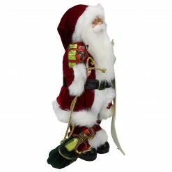 Northlight 16" Red Traditional Standing Santa Claus Christmas Figure With Naughty Or Nice List -Northlight Shop northlight e76428 3 32145.1665260517