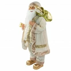 Northlight 36" Winter White And Ivory Santa Claus With Gift Bag Christmas Figure -Northlight Shop northlight e76466 3new 30672.1663340884