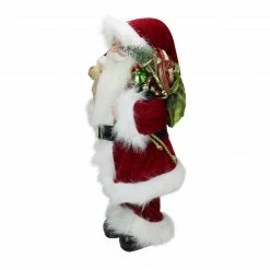 Northlight 16" Red And White Standing Santa Claus Christmas Figure With Present Bag -Northlight Shop northlight e76476 1 47831.1665610438