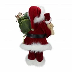 Northlight 16" Red And White Standing Santa Claus Christmas Figure With Present Bag -Northlight Shop northlight e76476 2 19467.1665173700