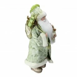 Northlight 16" St Patrick's Irish Santa Claus With Teddy Bear And Gift Bag Christmas Figure -Northlight Shop northlight e76484 1 13825.1591634606