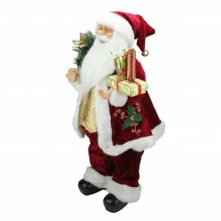 Northlight 24" Red Holly Berry Standing Santa Claus With Presents And Gift Bag Christmas Figurine 5 Northlight 24" Red Holly Berry Standing Santa Claus With Presents And Gift Bag Christmas Figurine -Northlight Shop northlight e76486 1 85905.1588406515