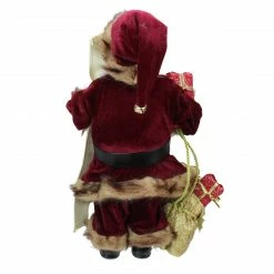 Northlight 18" Burgundy And Brown Santa Claus With Naughty Or Nice List Christmas Figure -Northlight Shop northlight e76524 2 21994.1652289216