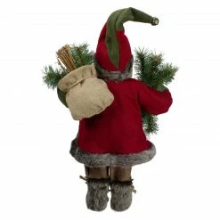 Northlight 16" Country Santa Claus With Snowflake Jacket Standing Christmas Figure -Northlight Shop northlight e76598 3 updated 16218.1599181218