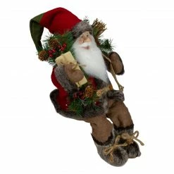 Northlight 16" Country Rustic Santa Claus With Snowflake Jacket Sitting Christmas Figure 8 Northlight 16" Country Rustic Santa Claus With Snowflake Jacket Sitting Christmas Figure -Northlight Shop northlight e76599 2 updated 56724.1599786779