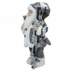 Northlight 16" Gray And White Country Santa Claus Christmas Figure -Northlight Shop northlight e76611 1 30010.1652289216