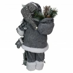 Northlight 16" Gray And White Country Santa Claus Christmas Figure -Northlight Shop northlight e76611 2 58800.1652289216