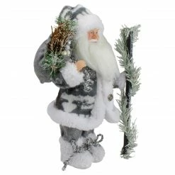 Northlight 12" Country Patchwork Gray And White Santa Claus Christmas Figure 8 Northlight 12" Country Patchwork Gray And White Santa Claus Christmas Figure -Northlight Shop northlight e76662 2 updated 95824.1665610435