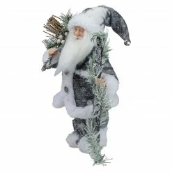Northlight 12" Country Patchwork Gray And White Santa Claus Christmas Figure 7 Northlight 12" Country Patchwork Gray And White Santa Claus Christmas Figure -Northlight Shop northlight e76662 4 updated 57244.1665610435