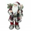 Northlight 24" Alpine Santa Claus With Snowshoes And Skis Christmas Figure