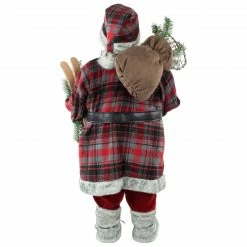 Northlight 36" Alpine Chic Santa Claus With Snowshoes And Skis Christmas Figure -Northlight Shop northlight e85378 4new2022 74783.1665610435