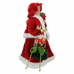 Northlight 12" Mrs Claus With Present And Gift Bag Christmas Figure -Northlight Shop northlight e85388 35301.1665260255