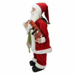 Northlight 24" Red And White Santa Claus With Presents And Drum Christmas Figure -Northlight Shop northlight e86159 1 57110.1665610748