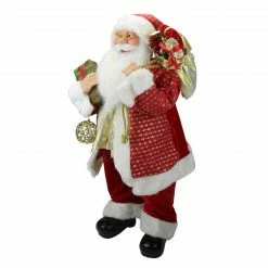 Northlight 24" Red And White Santa With Gift Bag And Presents Christmas Figure -Northlight Shop northlight e86162 3 73012.1599786793