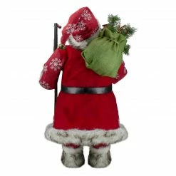 Northlight 24" Snowflake Santa Claus With Staff And Mittens Christmas Figure -Northlight Shop northlight e86164 3 updated 11083.1665610750
