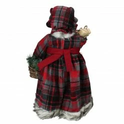 Northlight 16" Country Mrs Claus With Basket And Gift Christmas Figure -Northlight Shop northlight e86335 2 50571.1665610746