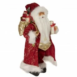 Northlight 16" Red And Gold Filigree Santa Claus With Gifts Christmas Figurine -Northlight Shop northlight e88401 2 updated 99891.1665610435