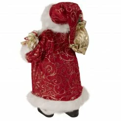 Northlight 16" Red And Gold Filigree Santa Claus With Gifts Christmas Figurine -Northlight Shop northlight e88401 3 updated 72394.1665610435