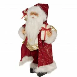 Northlight 16" Red And Gold Filigree Santa Claus With Gifts Christmas Figurine -Northlight Shop northlight e88401 4 updated 37220.1665610435