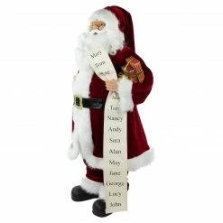 Northlight 36" Santa Claus With Naughty Or Nice List Christmas Figure -Northlight Shop northlight e88522 3new 02986.1665696788