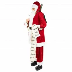 Northlight 72" Red And White Santa Claus With Naughty Or Nice List Christmas Figure -Northlight Shop northlight e94082 3 99688.1666337510